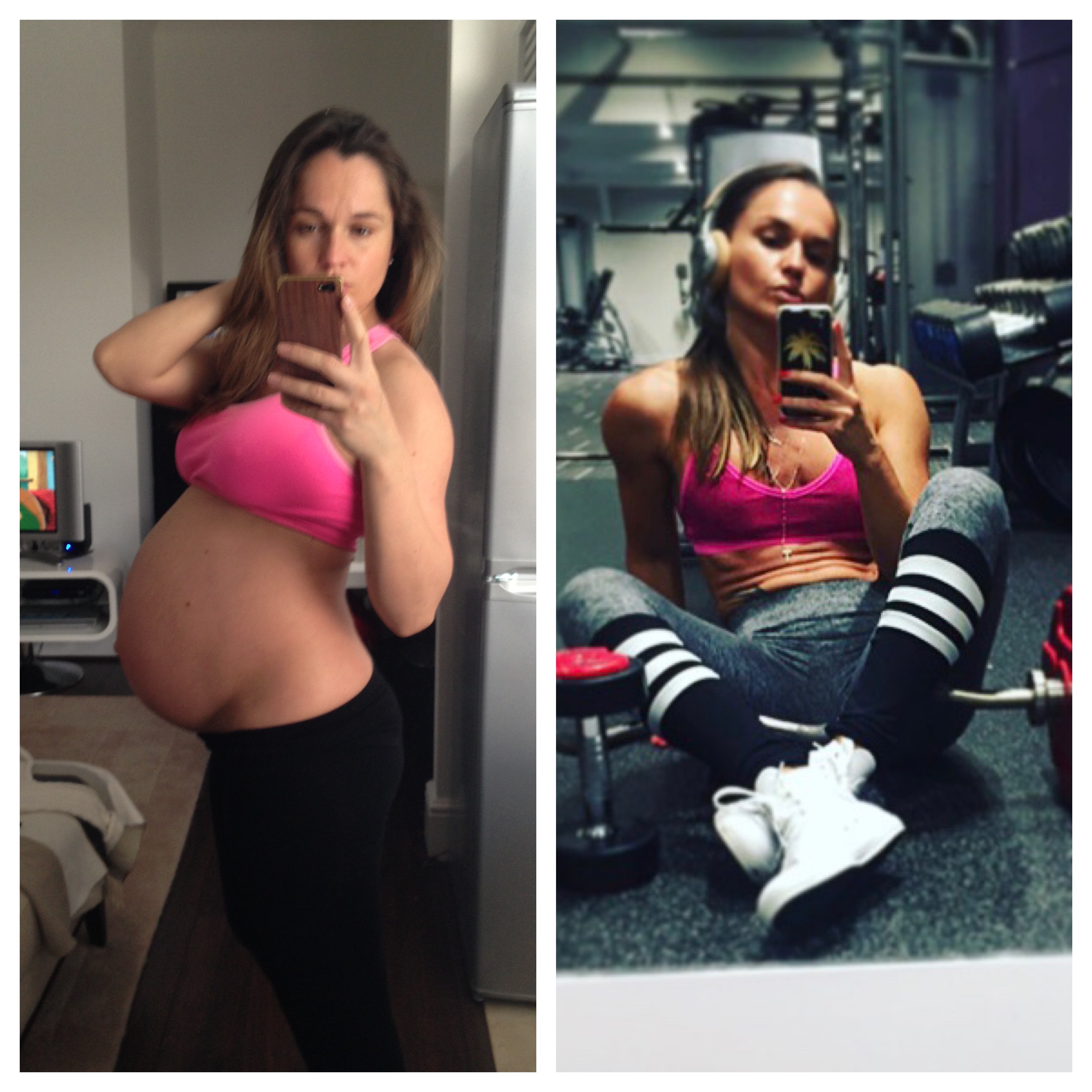 Post baby body transformation